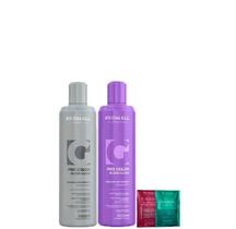 Kit Matizador Efeito Loiro Perolado e Loiro Branco Prohall