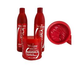 Kit Matizador Marsala Intensificador Tons Vermelhos Maycrene