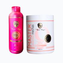 Kit matizador pink e po descolorante master mechas rp 500 g