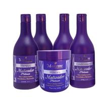 Kit Matizador Platinum (2 Shampoo, 2 Condicionador e 1 Máscara) Maycrene Kit Matizador Platinum (2 Shampoo, 2 Condicionador e 1 Máscara) Maycrene