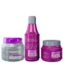 Kit Matizador Platinum Blond e Banho de Pérola Forever Liss