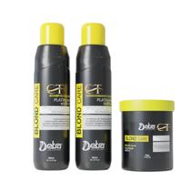 Kit Matizador preto Platinum Edition Detra Hair Cosméticos