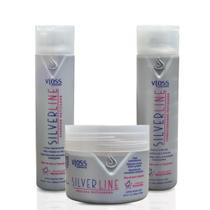 Kit Matizador Silver Line Vloss Home Care Sh + Masc + Cond