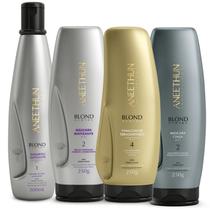 Kit Matizante Aneethun Blond System Shampoo Mascara Finaliza