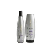 Kit Matizante Blond Shampoo 300ml + Máscara 250g Neutraliza Amarelo e Realça o Loiro Kit Matizante Blond Shampoo 300ml + Máscara 250g Neutraliza Amarelo e Realça o Loiro
