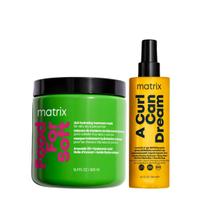 Kit Matrix Food For Soft Masc 500ml + Curl Can Dream Spray 250ml