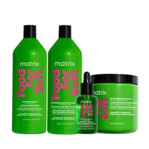 Kit Matrix Food For Soft Sh 1000ml + Cond 1000ml + Masc 500ml + Óleo 50ml