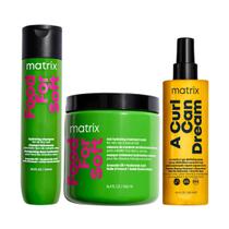 Kit Matrix Food For Soft Sh 300ml + Masc 500ml + Curl Can Dream Spray 250ml