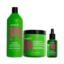 Kit Matrix Food For Soft Shampoo 1000ml + Mascara 500ml + Óleo 50ml