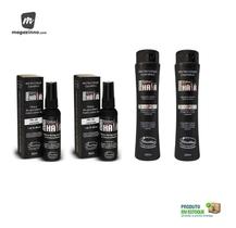 Kit Max Efetive Hair 2 Tônico 50ml + 2 Shampoo 250ml