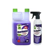 Kit Maxbio Overhouse 1l Concentrado Faz 10 Frascos Spray + Dosador Microbicida e Repelente Natural