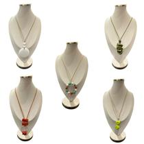 Kit Maxi Colar Feminino Elegante Casual Chique 5 Unidades