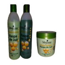 Kit Maycrene Raspa De Juá Hidratante e Regenerador 3x500ml