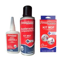 Kit Mdf Cola Instantânea Componente A e B Kit Mdf Cola Instantânea Componente A e B