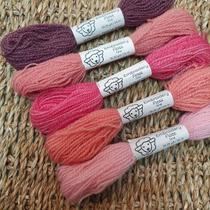 Kit Meadas para Bordar 100% Lã - Amores - 5 Cores