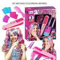 Kit Mechas Coloridas Infantil Cabelo Menina Cores model Kit Mechas Coloridas Infantil Cabelo Menina Cores model