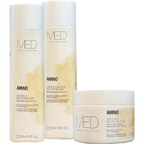 Kit Med Amino - Shampoo, Condicionador 250ml e Máscara 200g
