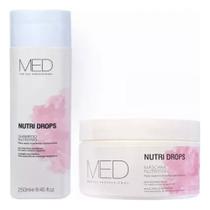 Kit Med For You Máscara E Shampo Nutri Drops Kit Med For You Máscara E Shampo Nutri Drops