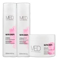 Kit Med For You Nutri Drops(shampoo,condicionador E Máscara)