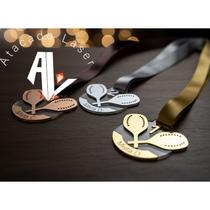 KIT medalhas Beach Tênis personalizada - Acrílico + Acrilico espelhado - Acompanha cordao KIT medalhas Beach Tênis personalizada - Acrílico + Acrilico espelhado - Acompanha cordao