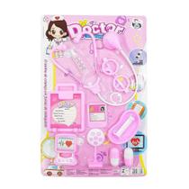 Kit médica infantil com acessórios com 11 peças - pica pau - PICA-PAU