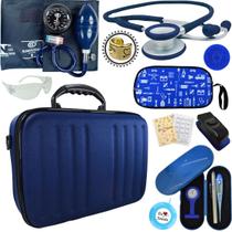 Kit Medicina Completo Aparelho Pressao Esfigmo EstetoscopioKit Medicina Completo Aparelho Pressao Esfigmo Estetoscopio