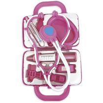 Kit Médico Brincando de Profissões Pequena Doutora 7 Peças Rosa Pica Pau Kit Médico Brincando de Profissões Pequena Doutora 7 Peças Rosa Pica Pau