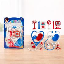 Kit Medico brinquedo conjunto completo de equipamentos medicos com injeção de estetoscópio infantil Kit Medico brinquedo conjunto completo de equipamentos medicos com injeção de estetoscópio infantil