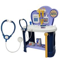 Kit Médico Brinquedo Educativo Crianças Doutor 17 Acessórios