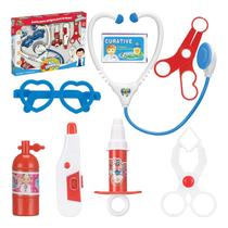 Kit Médico Brinquedo Infantil Com 8 Peças