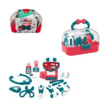 Kit Médico Brinquedo Infantil Com Maleta Acessórios Kit Médico Brinquedo Infantil Com Maleta Acessórios