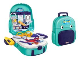 Kit Médico Brinquedo Infantil na Mochila 2 em 1 22 peças Kit Médico Brinquedo Infantil na Mochila 2 em 1 22 peças