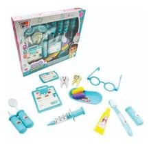 Kit Médico Dentista Infantil Com Acessórios Brinquedo Menina