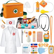 Kit médico EFO SHM para crianças de 3 a 5 anos com estetoscópio (34 unidades)