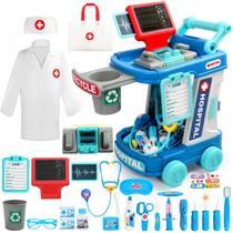 Kit Médico Fajiabao Infantil (3-5 anos) - 28 Peças - Brinquedo de Faz de Conta