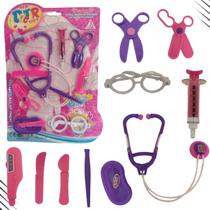 kit medico infantil 10 pecas doctor set brinquedo educativo