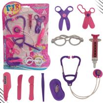 kit medico infantil 10 pecas doctor set brinquedo educativo