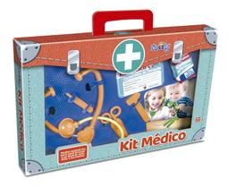 Kit Médico Infantil 6 Acessórios Maleta - Nova Toys