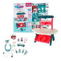 Kit Médico Infantil Didático Educativo Brinquedo 25 Peças