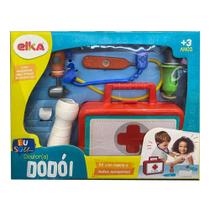 Kit Médico Infantil Dr. Dodói com Termômetro, Estetoscópio e Maleta Kit Médico Infantil Dr. Dodói com Termômetro, Estetoscópio e Maleta