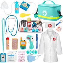 Kit médico Sundaymot Doctor Kit para crianças com bolsa médica, 34 unidades