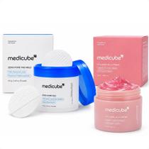 Kit Medicube: Tônico Zero Pore Pad com 70 Discos e Creme Geléia Facial Collagen Jelly Cream 50ml Kit Medicube: Tônico Zero Pore Pad com 70 Discos e Creme Geléia Facial Collagen Jelly Cream 50ml