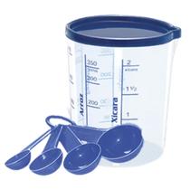 Kit Medida Certa Copo e Colher Dosadora Utensilios AZ