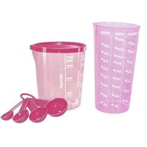 Kit Medida Certa Copo Graduado Colher Dosadora Utensilio RS