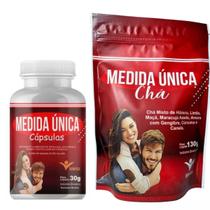 Kit Medida Única Chá e Cápsula Bonifica Kit Medida Única Chá e Cápsula Bonifica