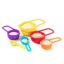 Kit Medidor De Cozinha com 6 Colheres Coloridas para Medidas Medidores Culinários - LOJA DIGITAL MARCO FERRARI ENVIO
