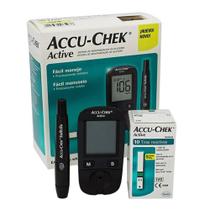 Kit medidor de glicemia accu-chek active - Roche