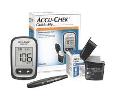 Kit Medidor De Glicemia Completo Accu Chek Guide Me com 10 Tiras