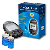 Kit Medidor de Glicose + 100 Tiras On Call Plus