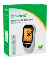 Kit Medidor De Glicose C/ 25 Fitas 25 Lancetas G-500 Bioland